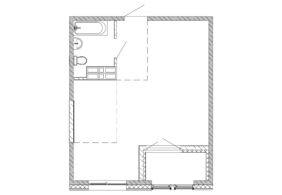1-комнатная, 45.64 м² в Посейдония
