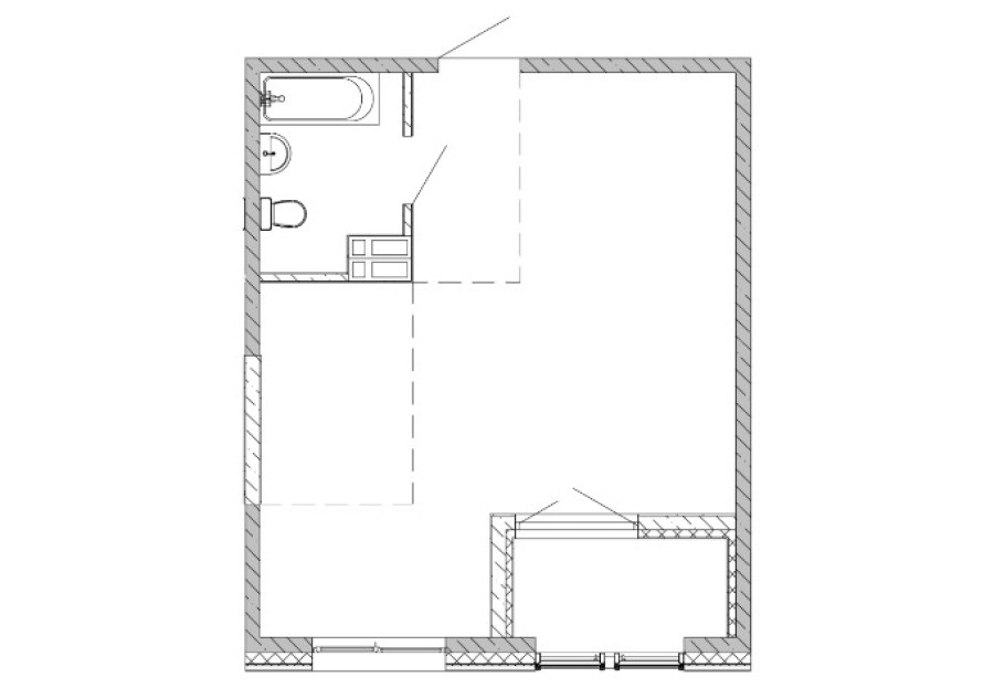 1-комнатная, 46.27 м² в Посейдония