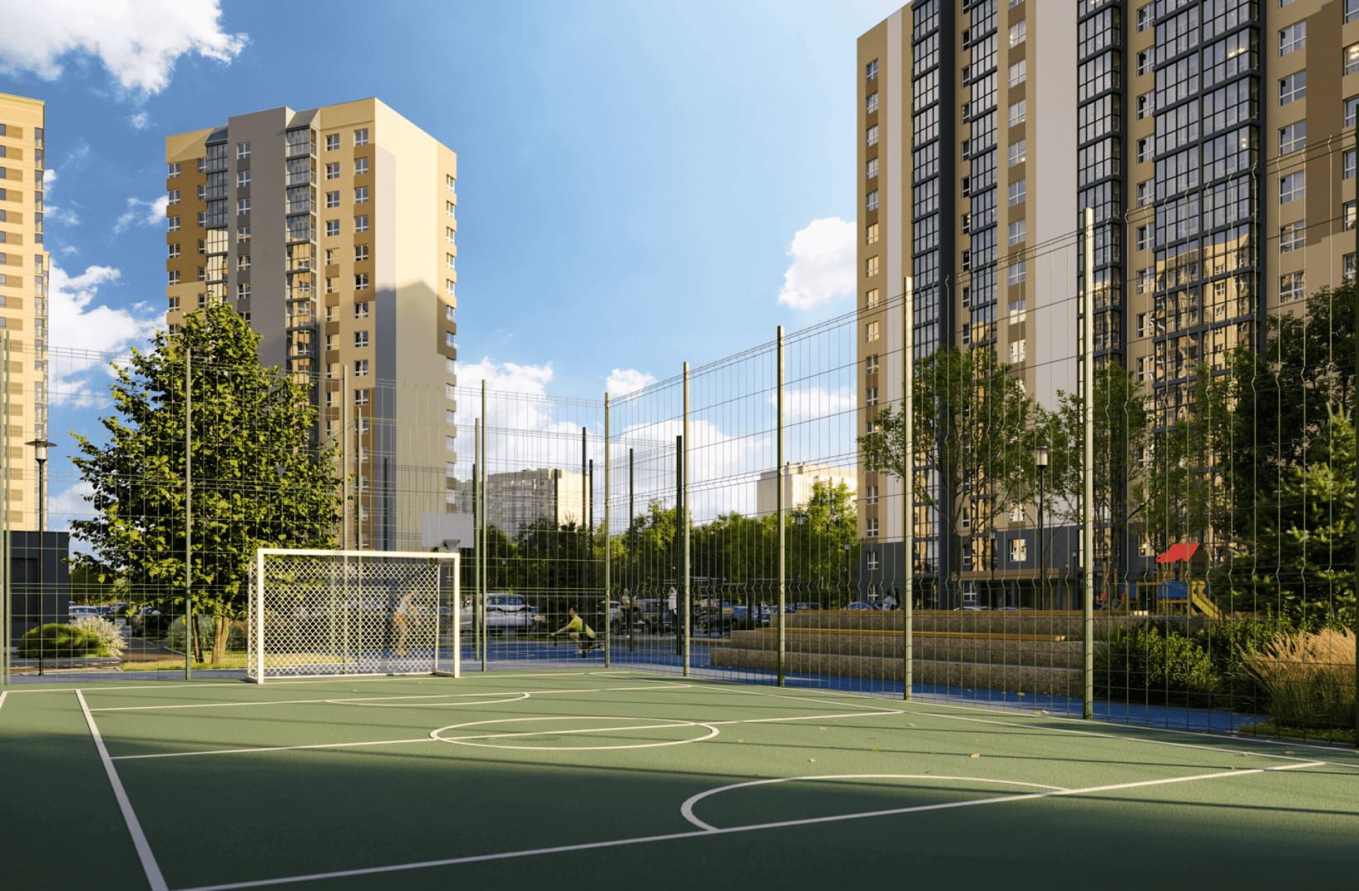 Акация на Игарской