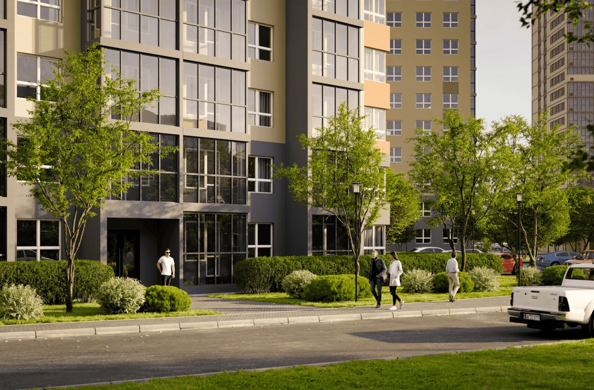 Акация на Игарской