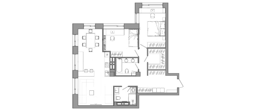 3-комнатная, 92.08 м² в Сады Маковского