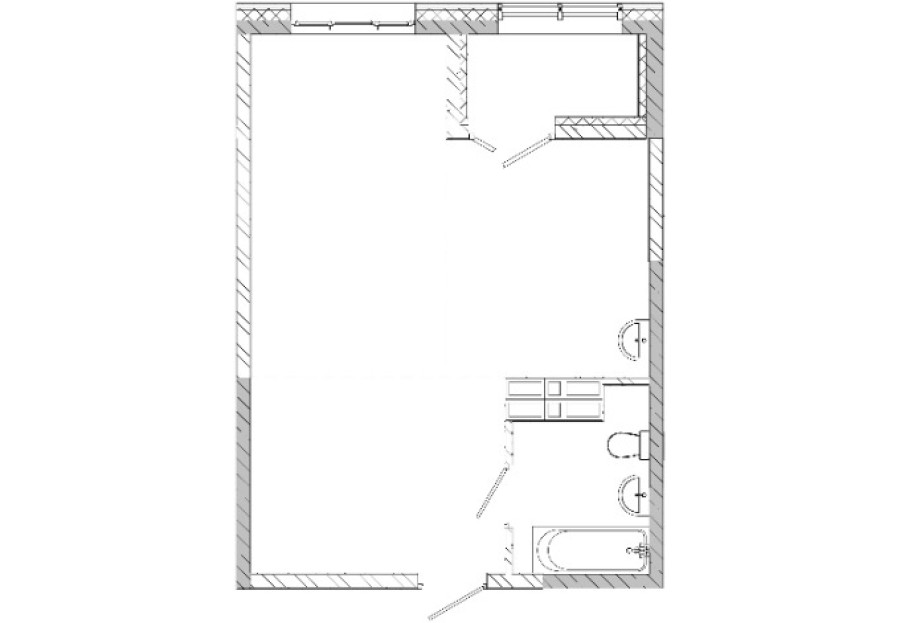 1-комнатная, 42.06 м² в Посейдония