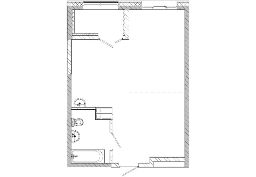 1-комнатная, 43.1 м² в Посейдония