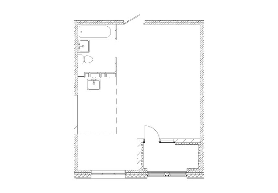 1-комнатная, 44.21 м² в Посейдония