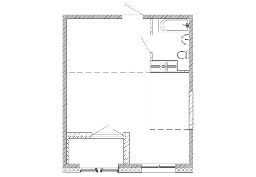 1-комнатная, 45.65 м² в Посейдония