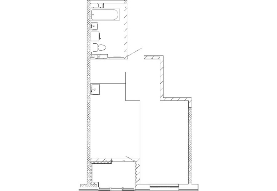 1-комнатная, 46.78 м² в Посейдония