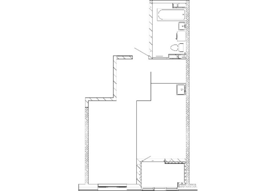 1-комнатная, 46.79 м² в Посейдония