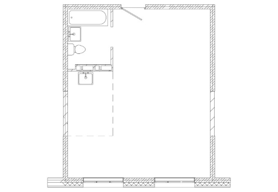 1-комнатная, 47.9 м² в Посейдония