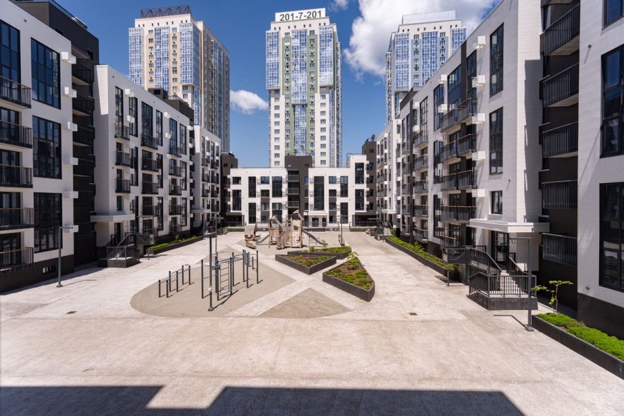 2-комнатная, 66.39 м² в Четыре Горизонта