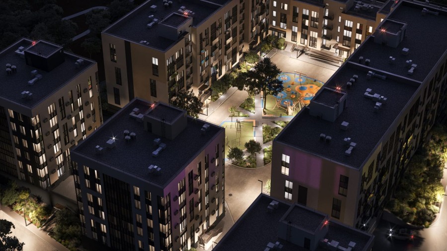 2-комнатная, 66.16 м² в Четыре Горизонта