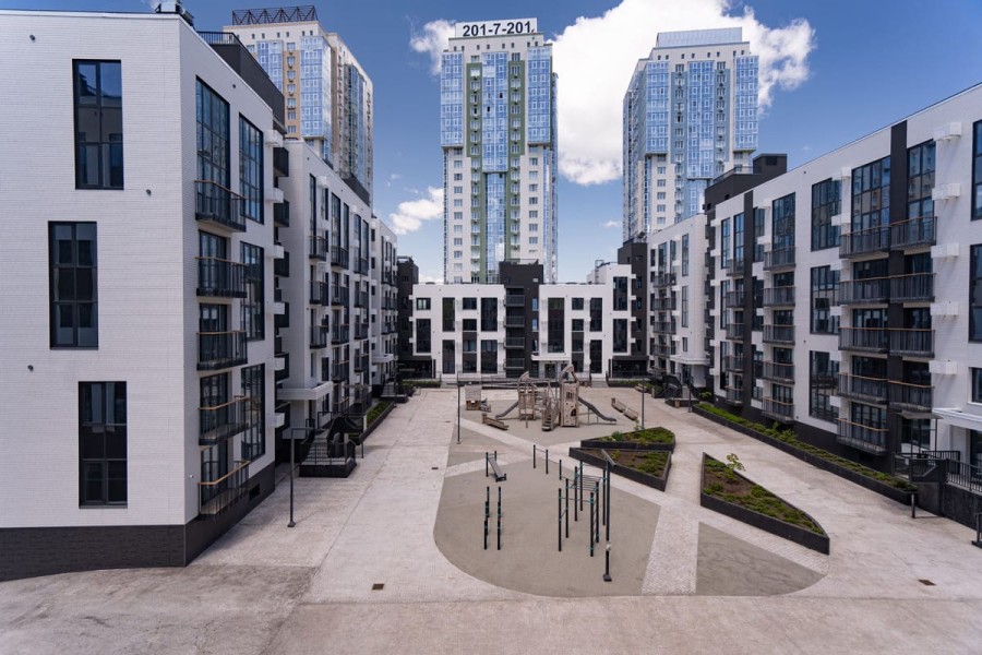 2-комнатная, 73.58 м² в Четыре Горизонта