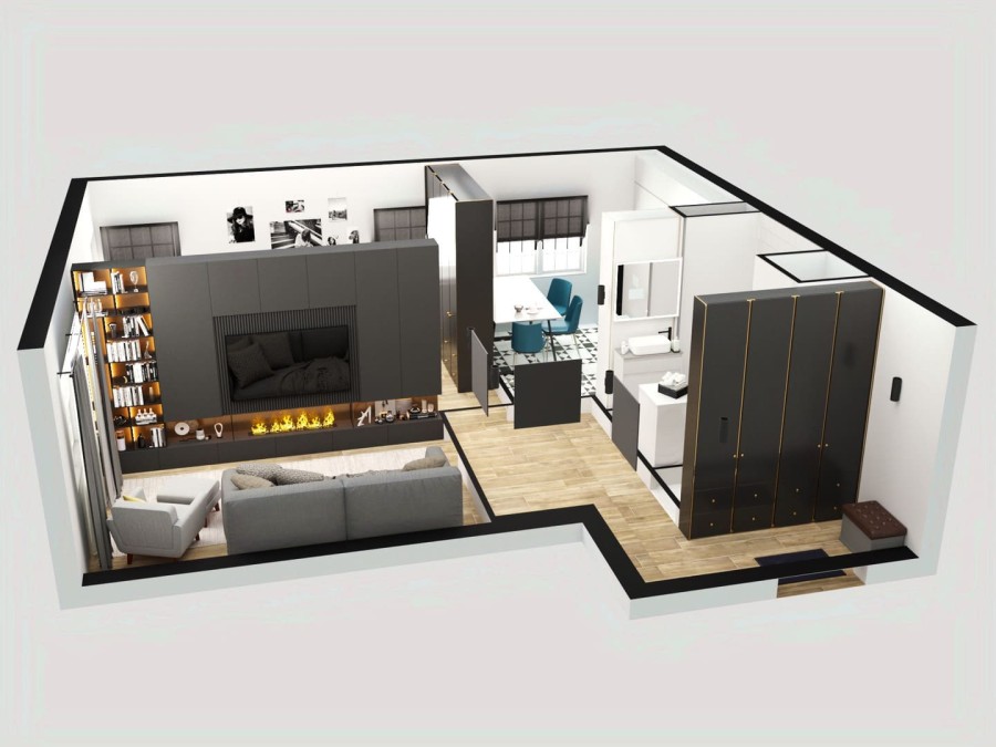 2-комнатная, 60.4 м² в Каштановый Двор