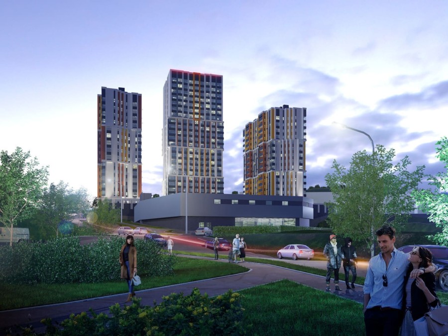 Студия, 34.2 м² в Футурист