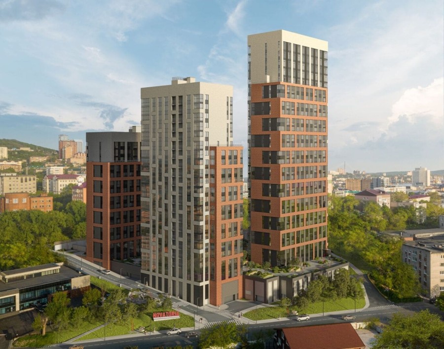 3-комнатная, 73.8 м² в Novatoria (Новатория)