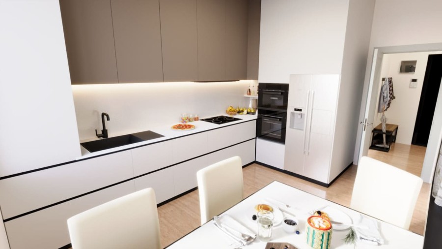 1-комнатная, 45.1 м² в Гармония