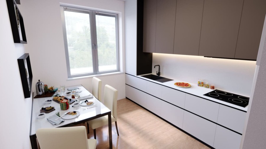 1-комнатная, 45.1 м² в Гармония