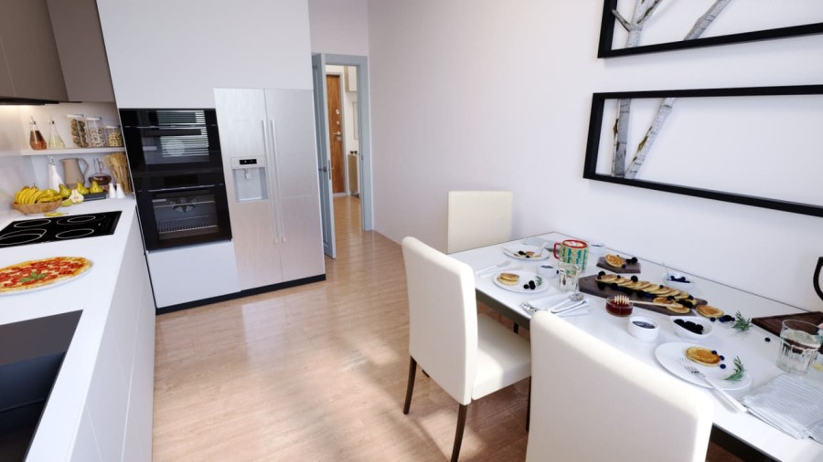 1-комнатная, 45.1 м² в Гармония