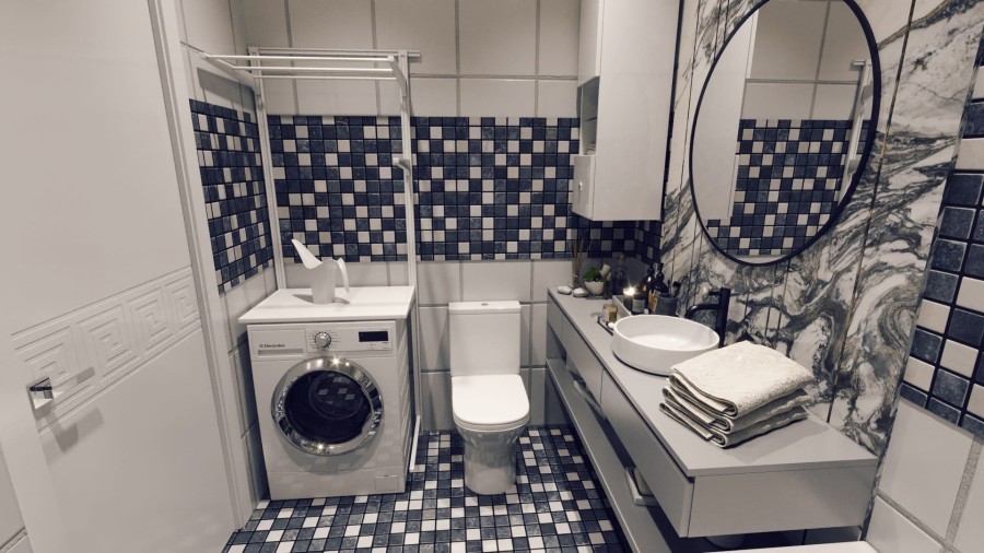 2-комнатная, 54.7 м² в Гармония