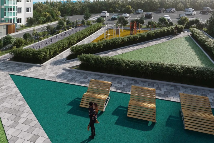 2-комнатная, 52.6 м² в Калейдоскоп